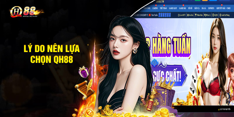 Đăng Ký QH88 – Hướng Dẫn Đơn Giản Dễ Hiểu Cho Người Mới 1 Lý do nên lựa chọn QH88 tham gia cá cược trực tuyến