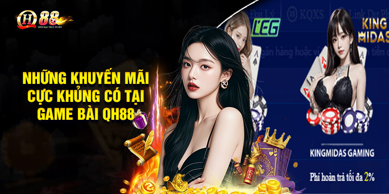 Những khuyến mãi cực khủng có tại game bài QH88