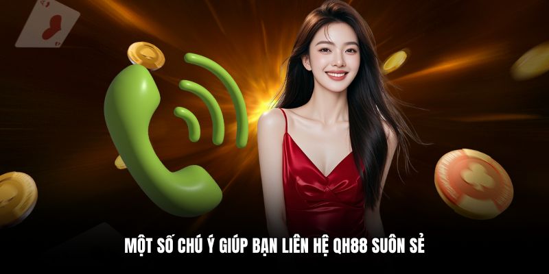 Một số chú ý giúp bạn liên hệ QH88 suôn sẻ